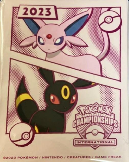 デッキシールド『海外/エーフィ&ブラッキー(IC2023)※』65枚入り