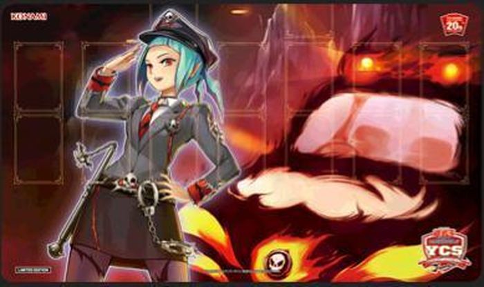 プレイマット『魔界の警邏課デスポリス(YCSJ限定)』【-】{-}《プレイ