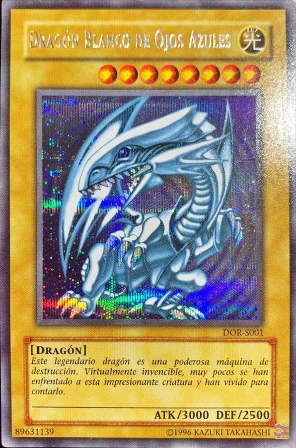 状態B〕☆スペイン版☆青眼の白龍【シークレット】{DOR-S001