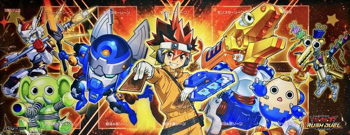 プレイマット『王道遊飛＆ジョインテックレックス』【-】{-}《プレイ