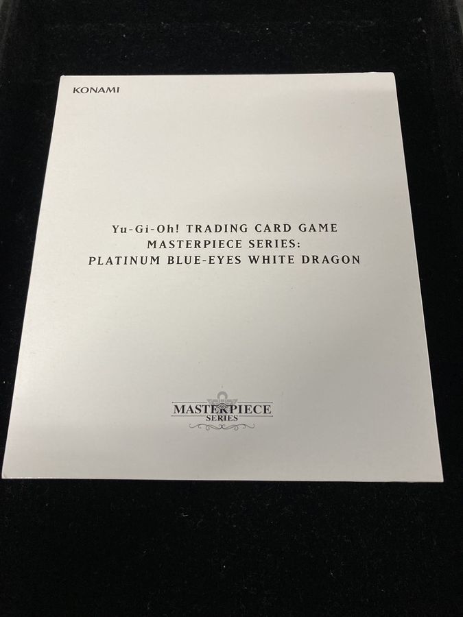 汚れ有り〕プラチナ『青眼の白龍(英語版/Platinum Blue-Eyes White