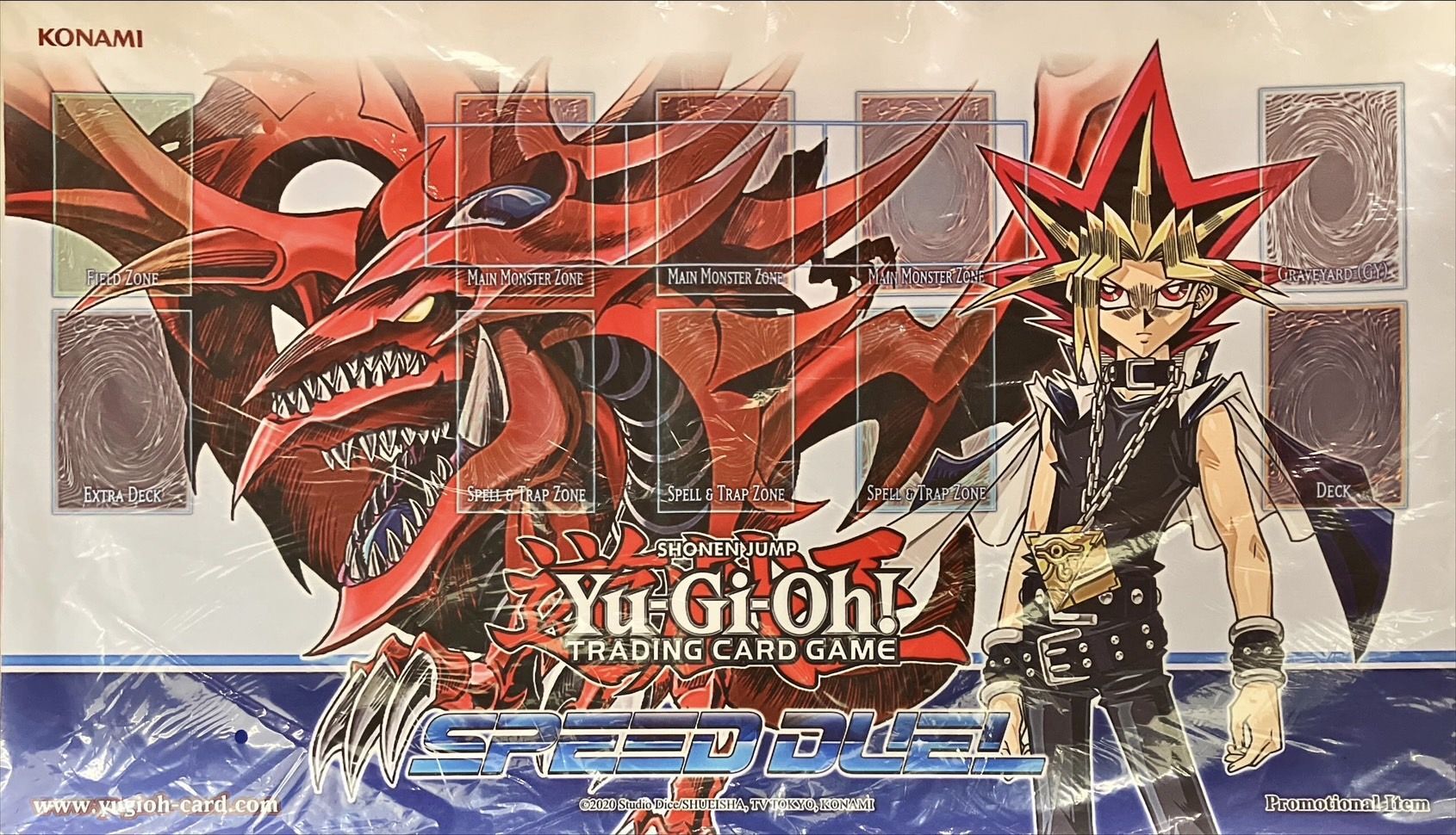 プレイマット『闇遊戯&オシリスの天空竜(SPEEDDUEL)』【-】{-}《プレイ