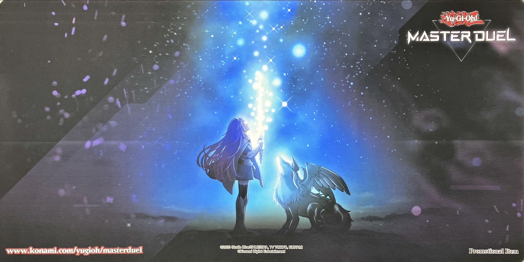 状態A-〕プレイマット『星遺物の導く先(MASTERDUEL)』【-】{-}《プレイ