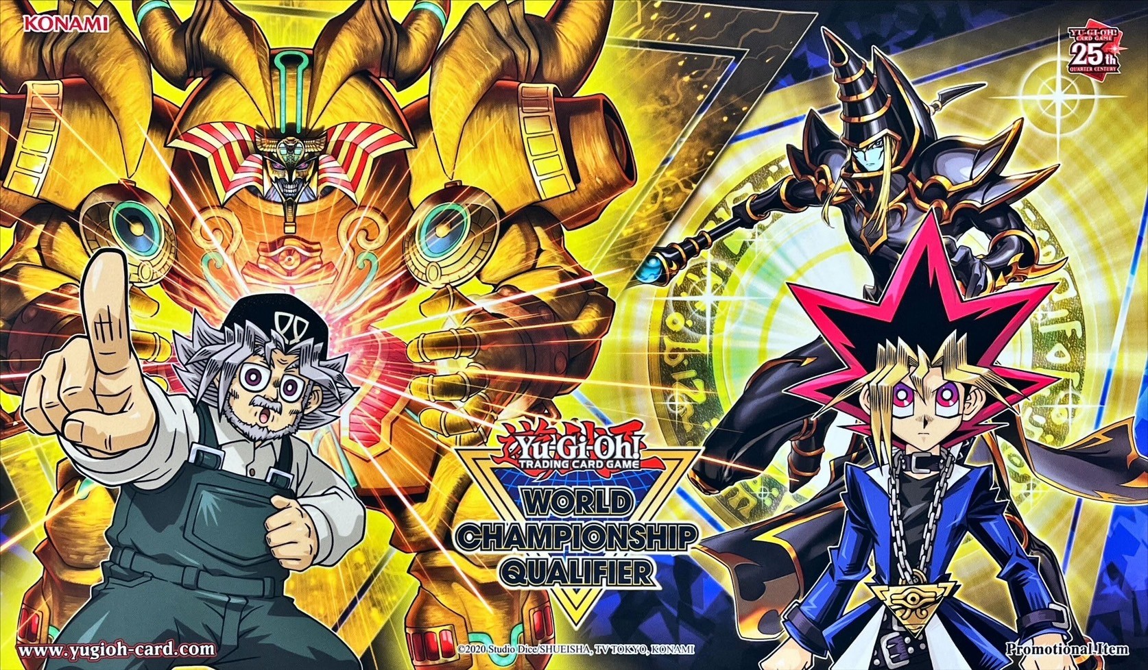 プレイマット『武藤双六&武藤遊戯(WCQ2024)』【-】{-}《プレイマット》