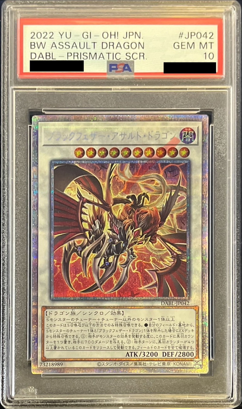 PSA10鑑定済〕ブラックフェザーアサルトドラゴン【プリズマティック