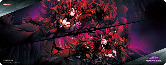 プレイマット『双焔魔天ルナエル&アルシェル』【-】{-}《プレイマット》
