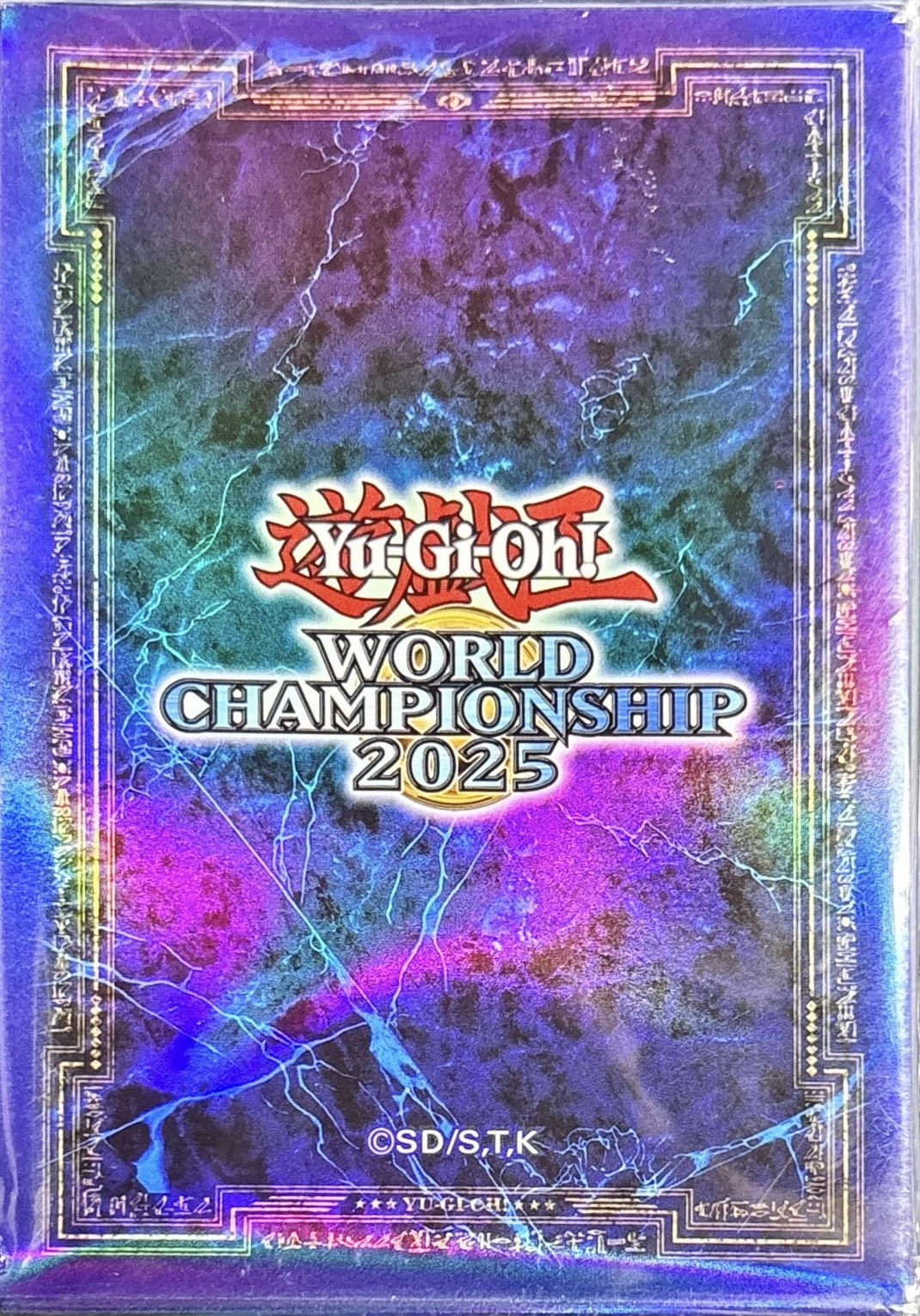 遊戯王 WCS 2025 スリーブ 青 100枚 未開封 遊戯王 WCS 2025 スリーブ