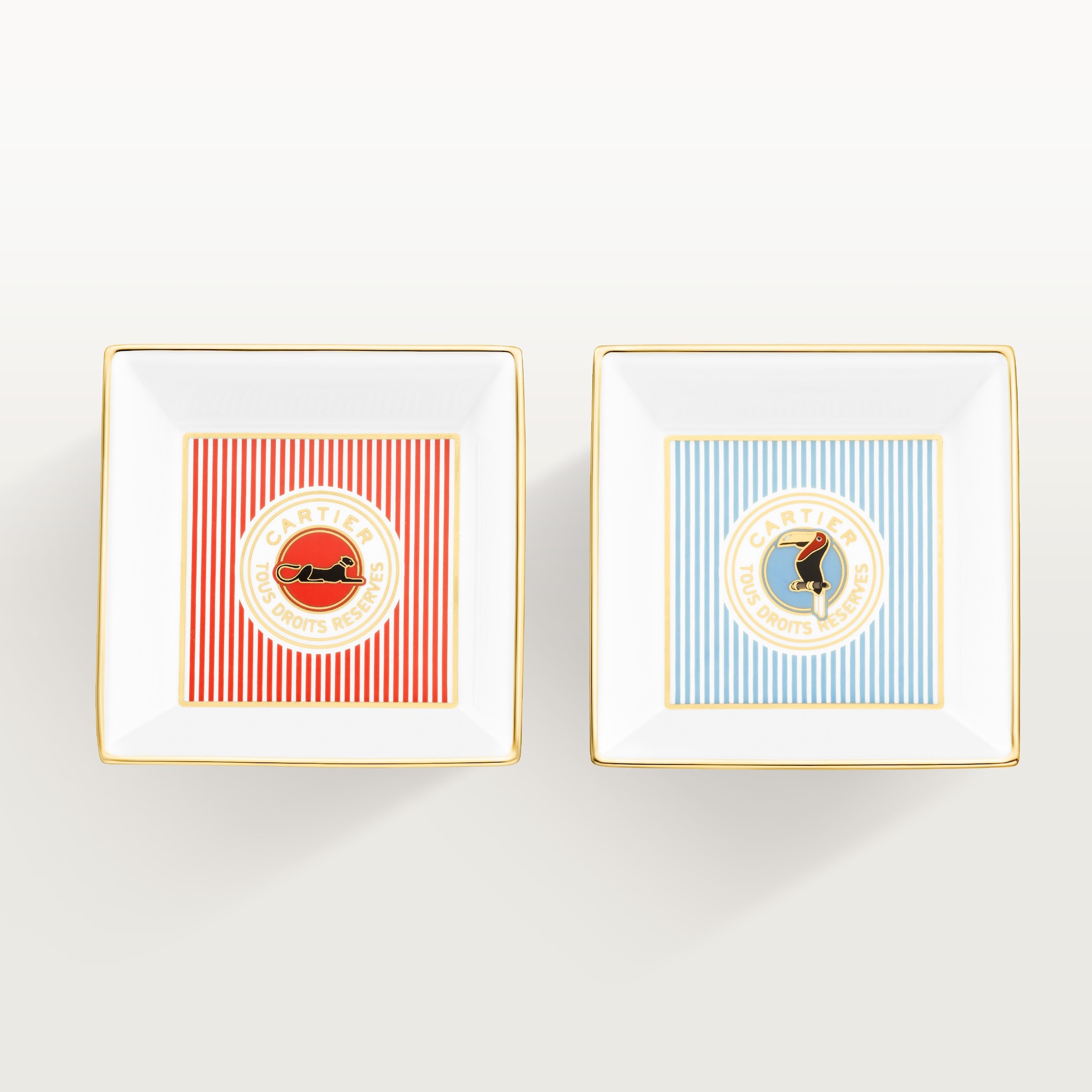 CROG001039 - カルティエ キャラクターズ トリンケットトレー 2個