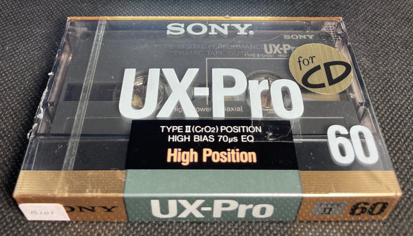 Sony UX-Pro - 1988 - US - Blank Cassette Tape - New Sealed