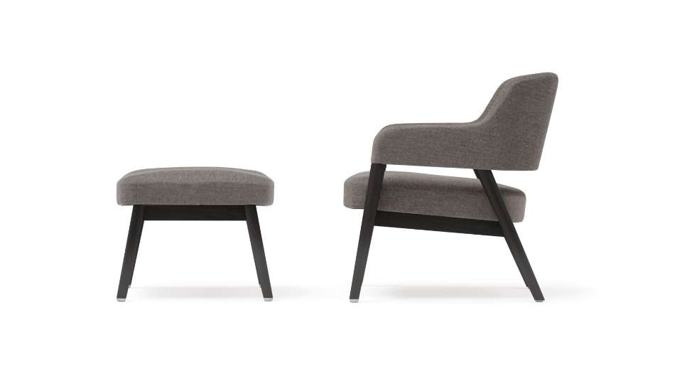 TANT-TANT lounge & ottoman（タンタン ラウンジチェア& オットマン