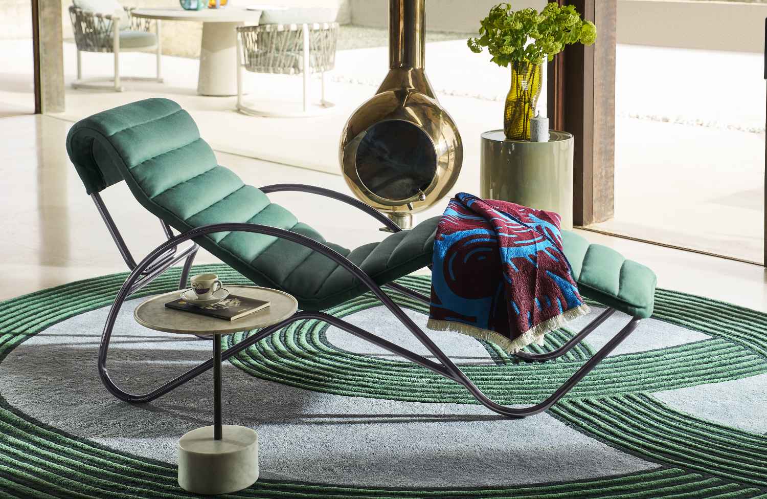 Cassina（カッシーナ）546 INDOCHINE CHAISE LONGUE インドシンヌ