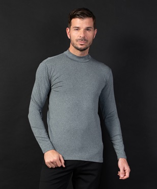 BLACK】蓄熱機能付き裏起毛インナー長Tシャツ | カステルバジャック