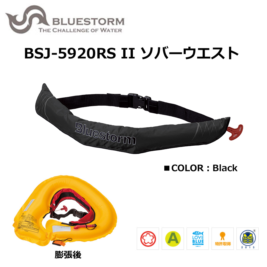 ブルーストーム(BLUESTORM) ソバーウエスト BSJ-5920RS II ブラック