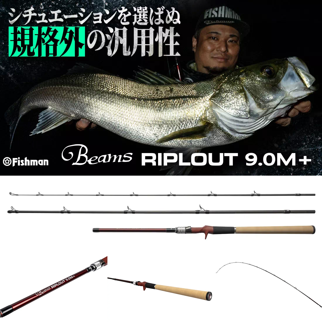 フィッシュマン(Fishman) ビームスリプラウト(Beams RIPLOUT) 9.0M+