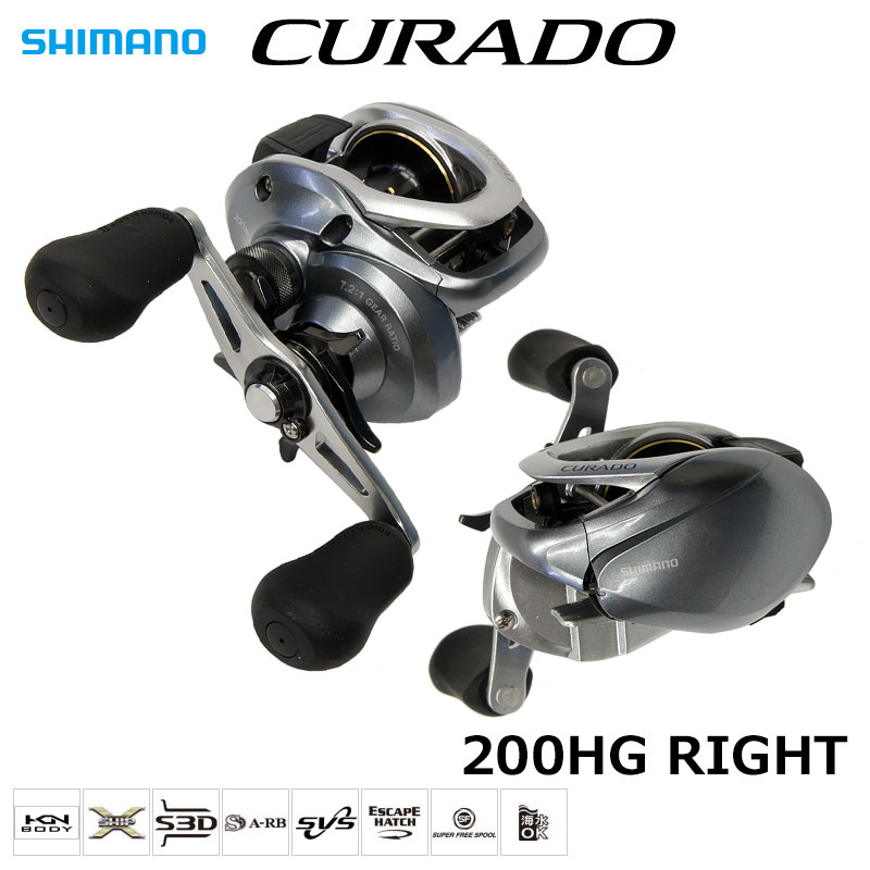 シマノ(SHIMANO) 15クラド(CURADO) 200HG (右) ☆セール処分特別割引品