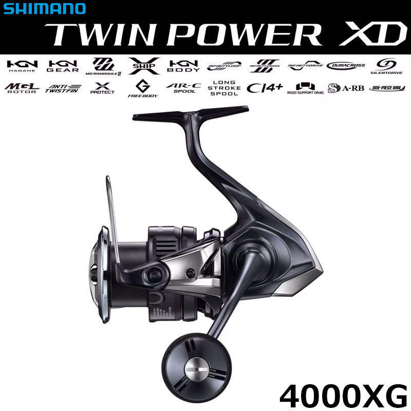 シマノ(SHIMANO) 25 ツインパワーXD 4000XG ツインパワーXD ☆NEW