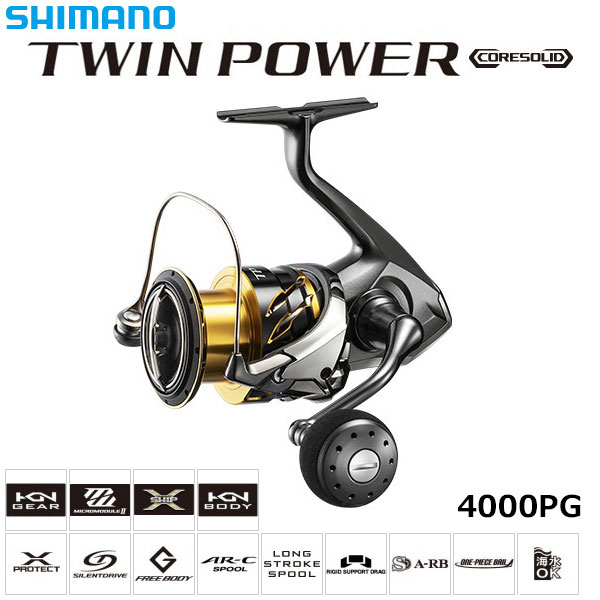 シマノ(SHIMANO) 20 ツインパワー 4000PG ○完売しました。 ツイン