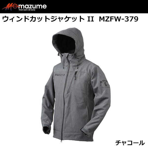 mazume ウインドカットジャケットII MZFW-379 チャコール 3L マズメ