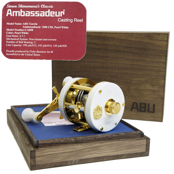 サイモン シモムラ ABU×Tsunemi SSCA5500CDL Pearl White ☆特別価格品