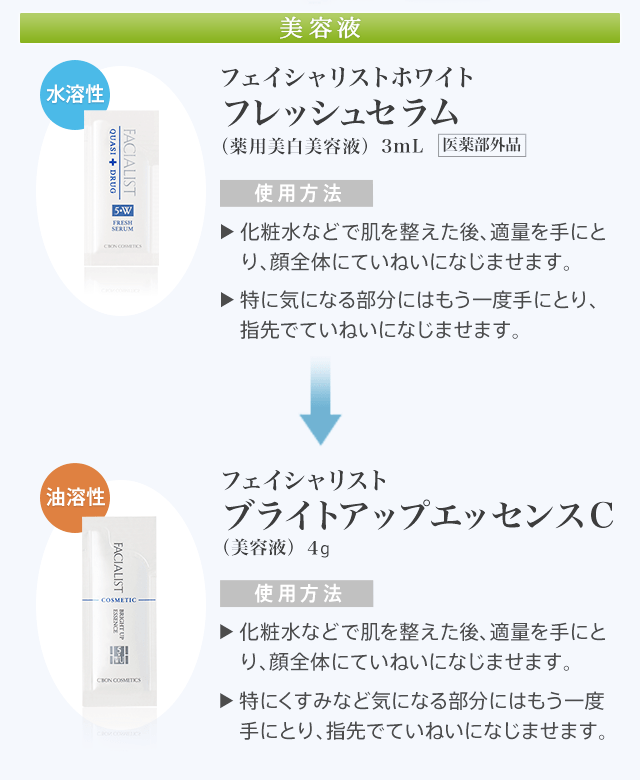 SPA 03 TRIPLE VC ご自宅でのスキンケア手順│【公式】シーボン（C'BON