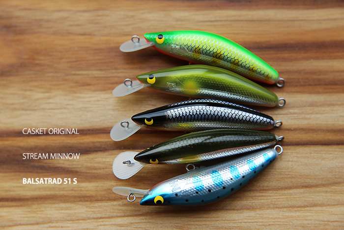 CASKET TRAD MINNOW 50 S & 50 SHS 5個セット CASKET TRAD MINNOW 50 S