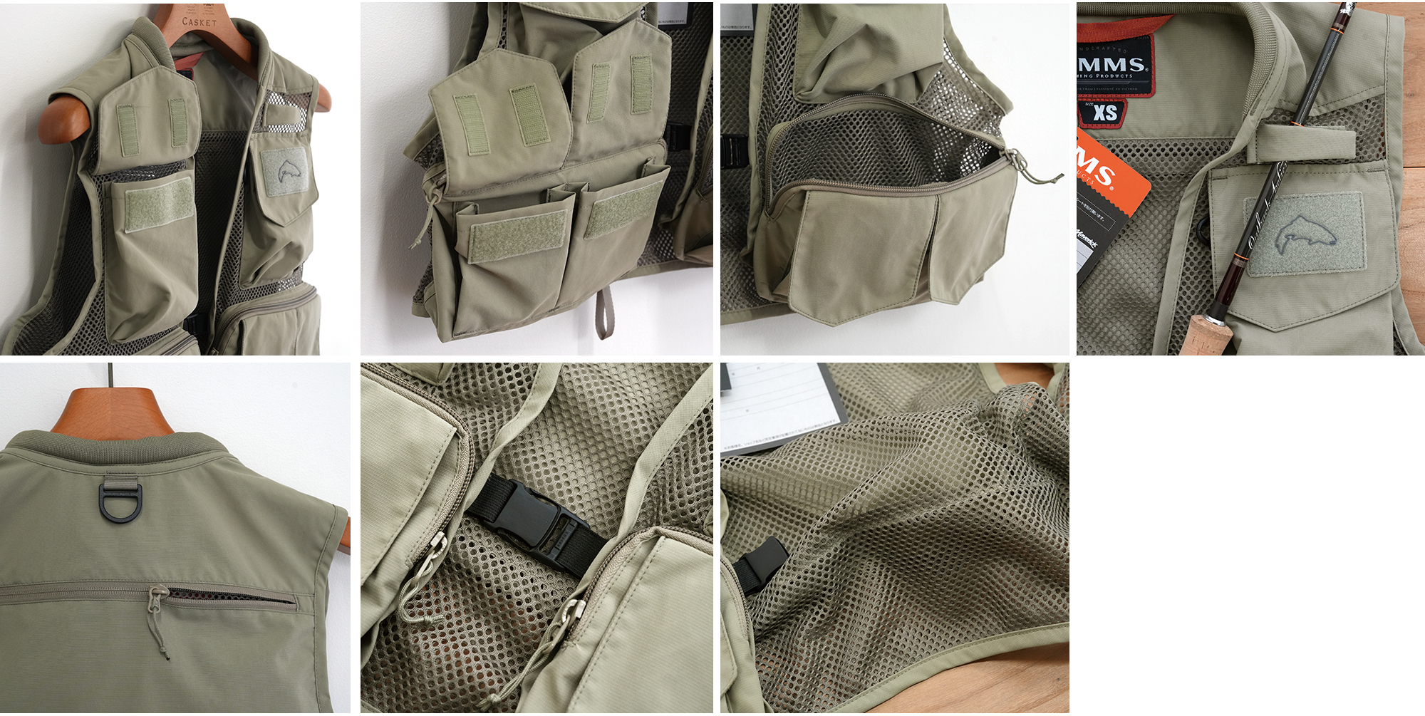 SIMMSシムス：サイズ｜Casket カスケット｜トラウト、バス、ソルト