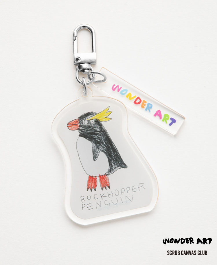 Scrub Canvas Club:WONDER ART 旭山動物園キーホルダー | おしゃれ白衣