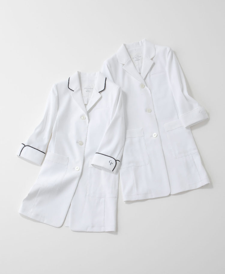 ジェラート ピケ&クラシコ 白衣:ライトパイピングコート | おしゃれ