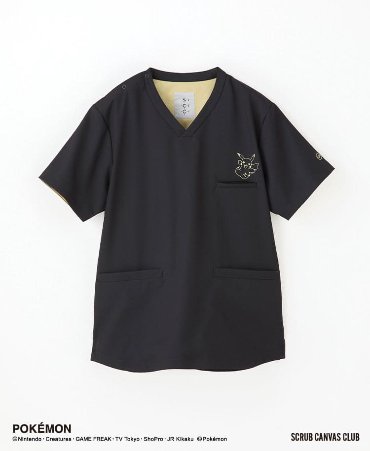 ポケモンスクラブトップス(男女兼用) | おしゃれ白衣のクラシコ公式通販