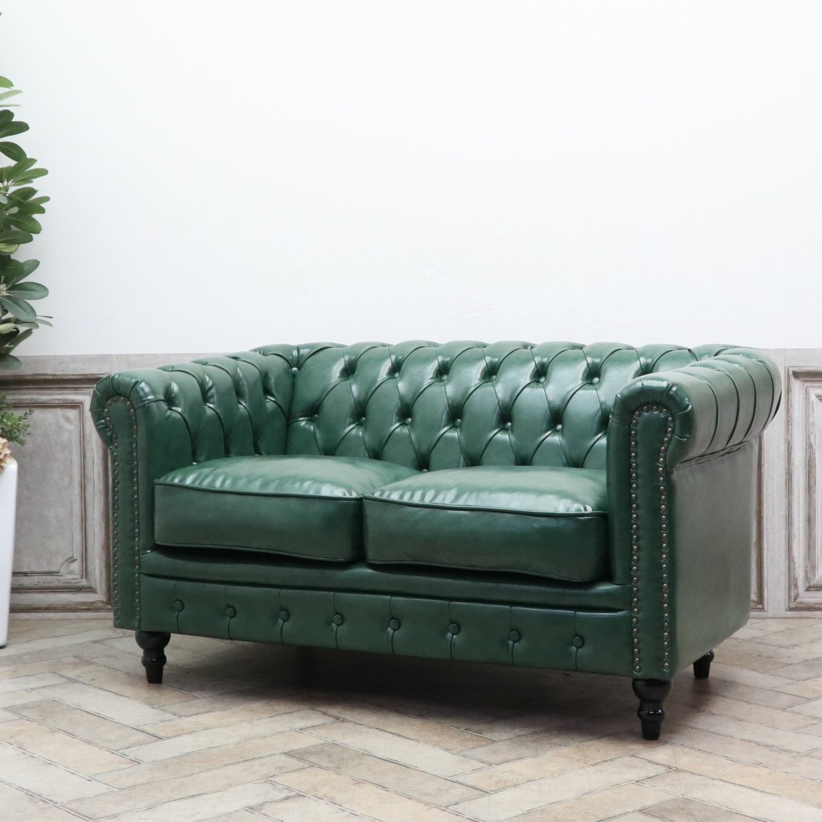 2人掛けソファ・アンティークテイスト VC2P91K 新着アンティーク