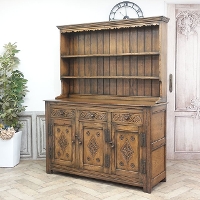 カップボード 食器棚 【公式】クラシックデモダン アンティーク家具