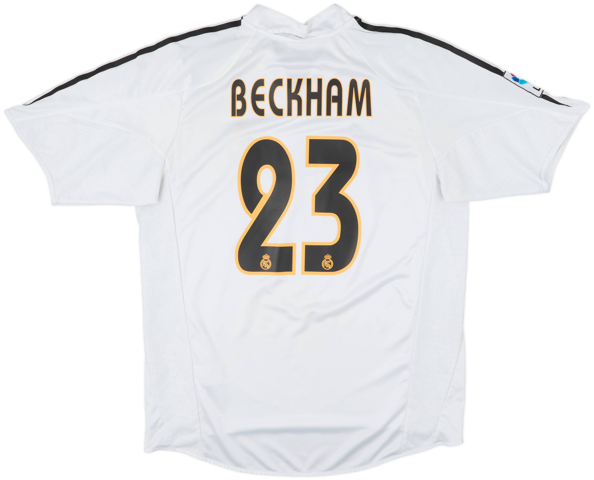 2004-05 Real Madrid Home Shirt Beckham #23 - 8/10 - (L)