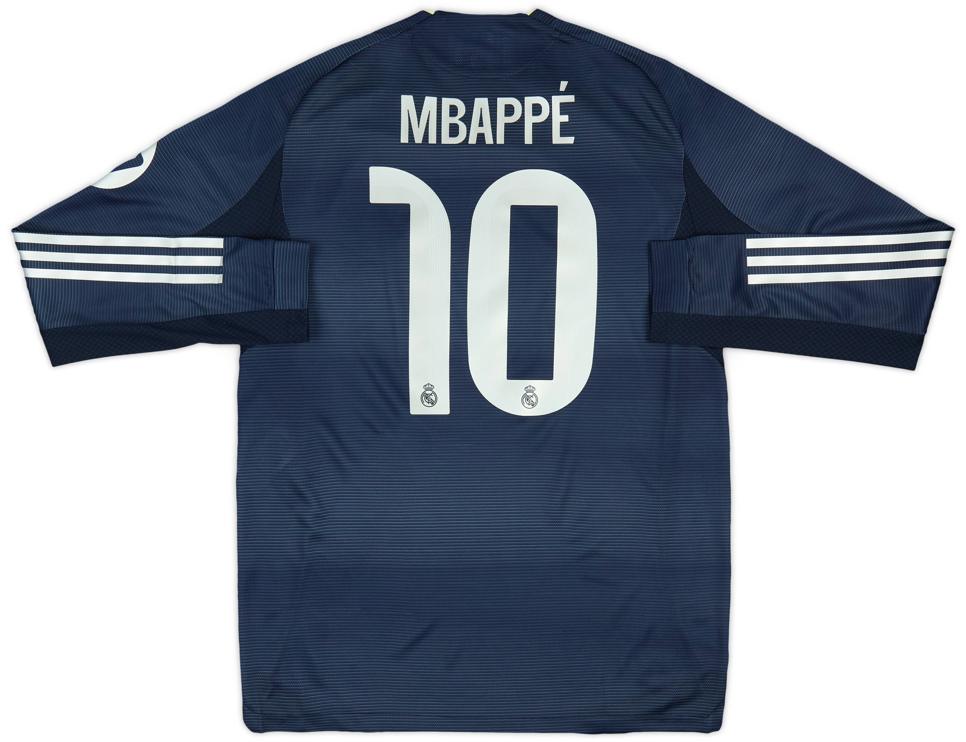 2025-26 Real Madrid Authentic Away L/S Shirt Mbappe #10