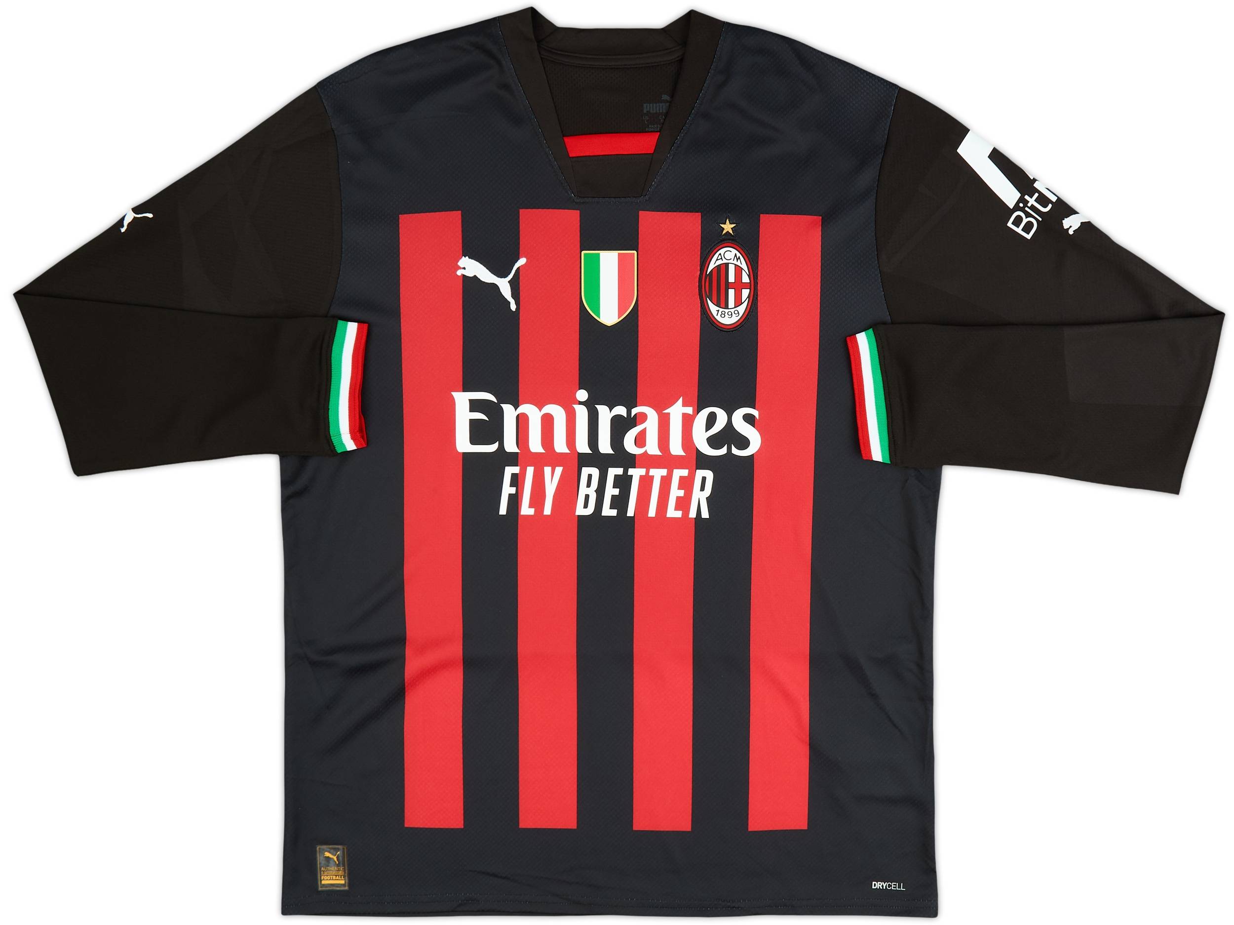 2022-23 AC Milan Home L/S Shirt Ibrahimovic #11