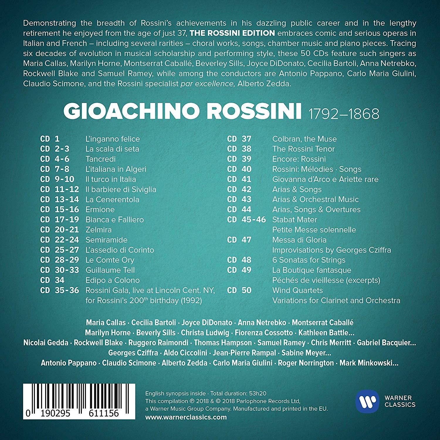 THE ROSSINI EDITION (50 CDS) – ClassicSelect World