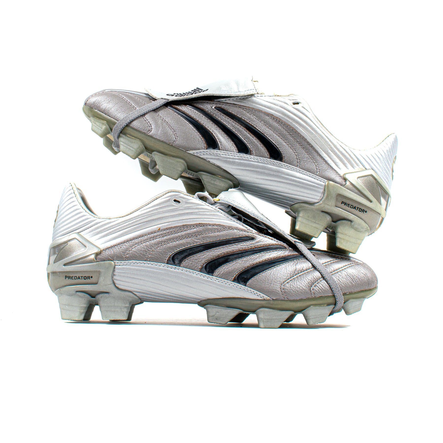 Adidas Predator Absolute Silver Black FG – Classic Soccer Cleats