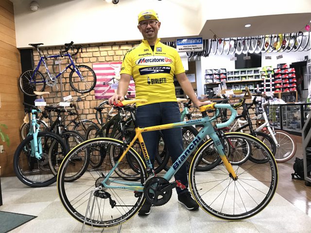 Bianchi Specialissima マルコパンターニモデル 納車…from Kさま