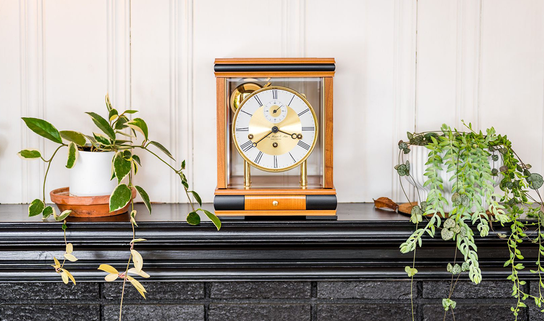 ドイツ製 機械式時計 置時計 EUROPA 稼動品 （出品1） ドイツ