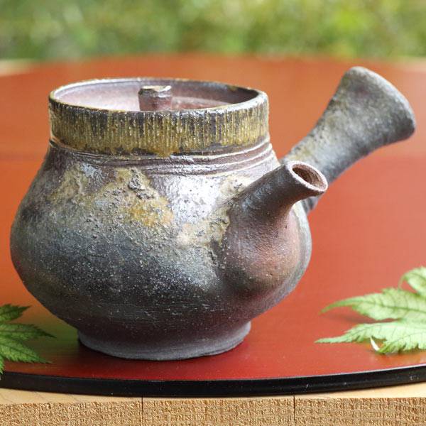 伊賀焼陶芸作家 小島憲二 南蛮急須 薪窯焼成 満容量340ml