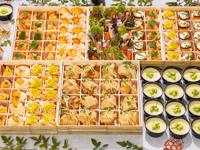 懐石フレンチ 若鶏と茶碗蒸しの折箱プラン｜懐石フレンチ壱(カイセキ