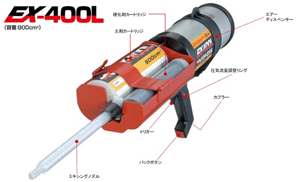 接着系アンカー 「カートリッジ型」ARケミカルセッター® EX-400L - AR