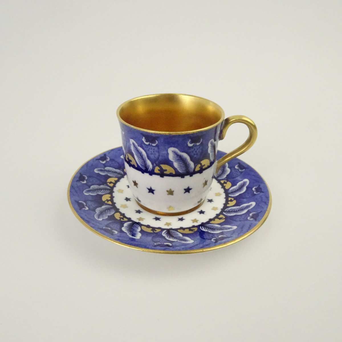 Coalport コールポート 英国 デミタスカップ＆ソーサー 梟 フクロウ 星