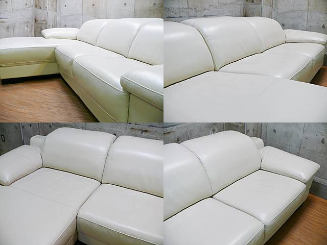 IDC大塚家具】L/S Comfort-08 LSコンフォート08 カウチソファ ホワイト