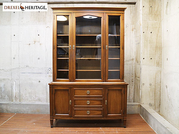 DREXEL】ドレクセル Triune トライユン China チャイナ 食器棚/飾り棚