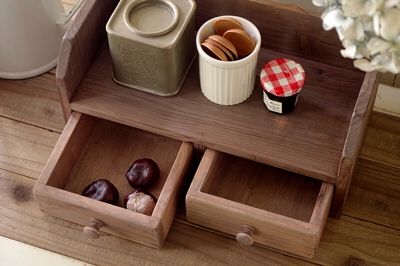 木製ドロワーラック｜ヴィンテージスタイルの収納棚｜通販 商品詳細