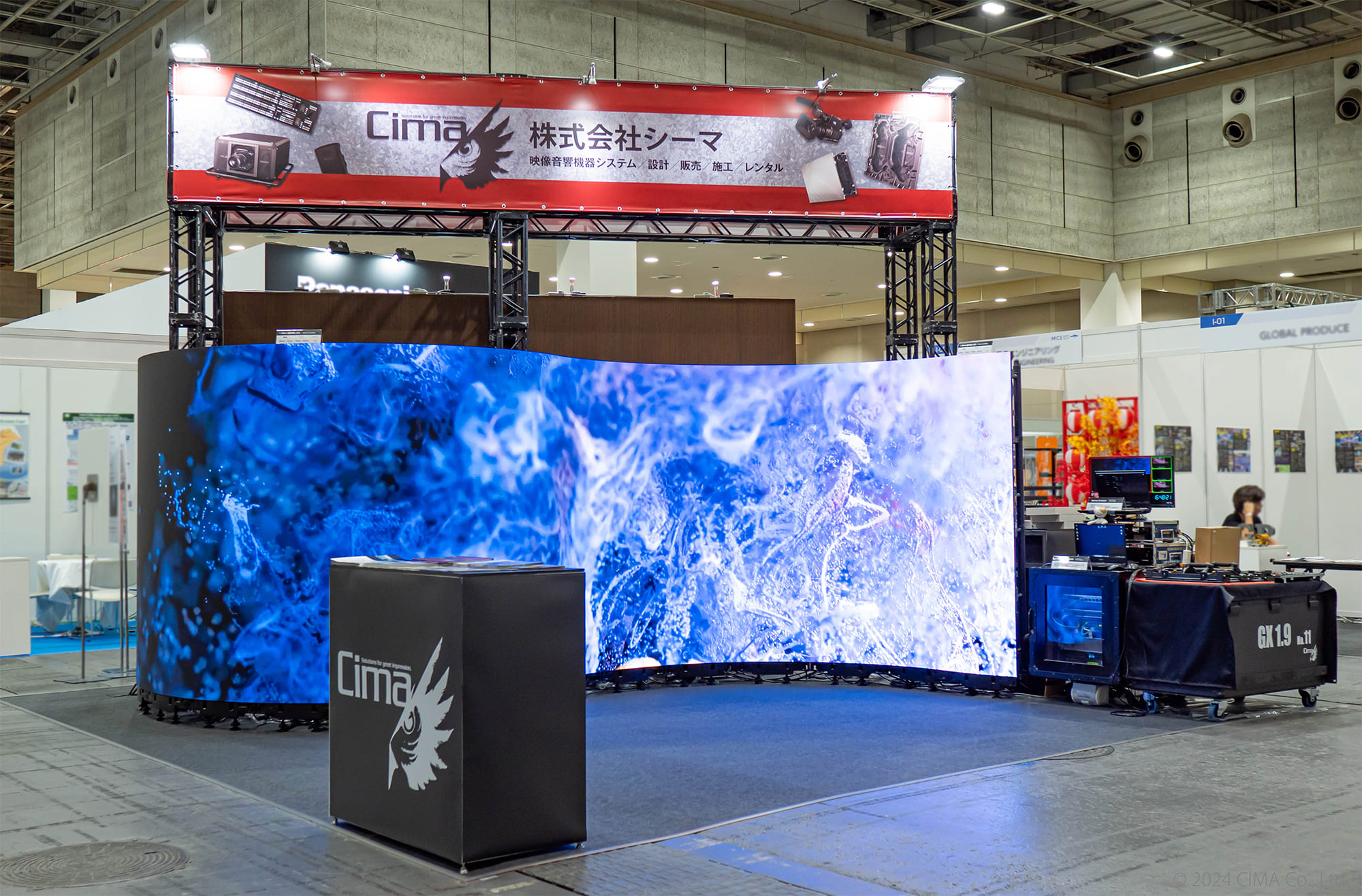 最新型LEDディスプレイ「Topaz／GX1.9」をMICE業界にお披露目 〜 Japan
