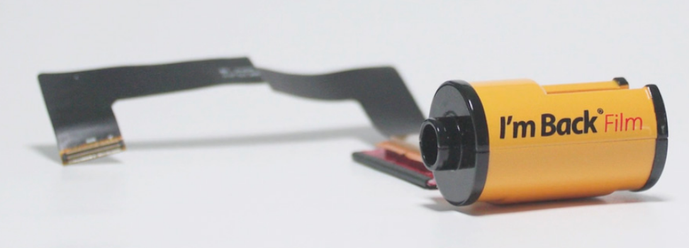 I'm Back社がアナログカメラ用デジタルフィルムカートリッジ、I'm Back