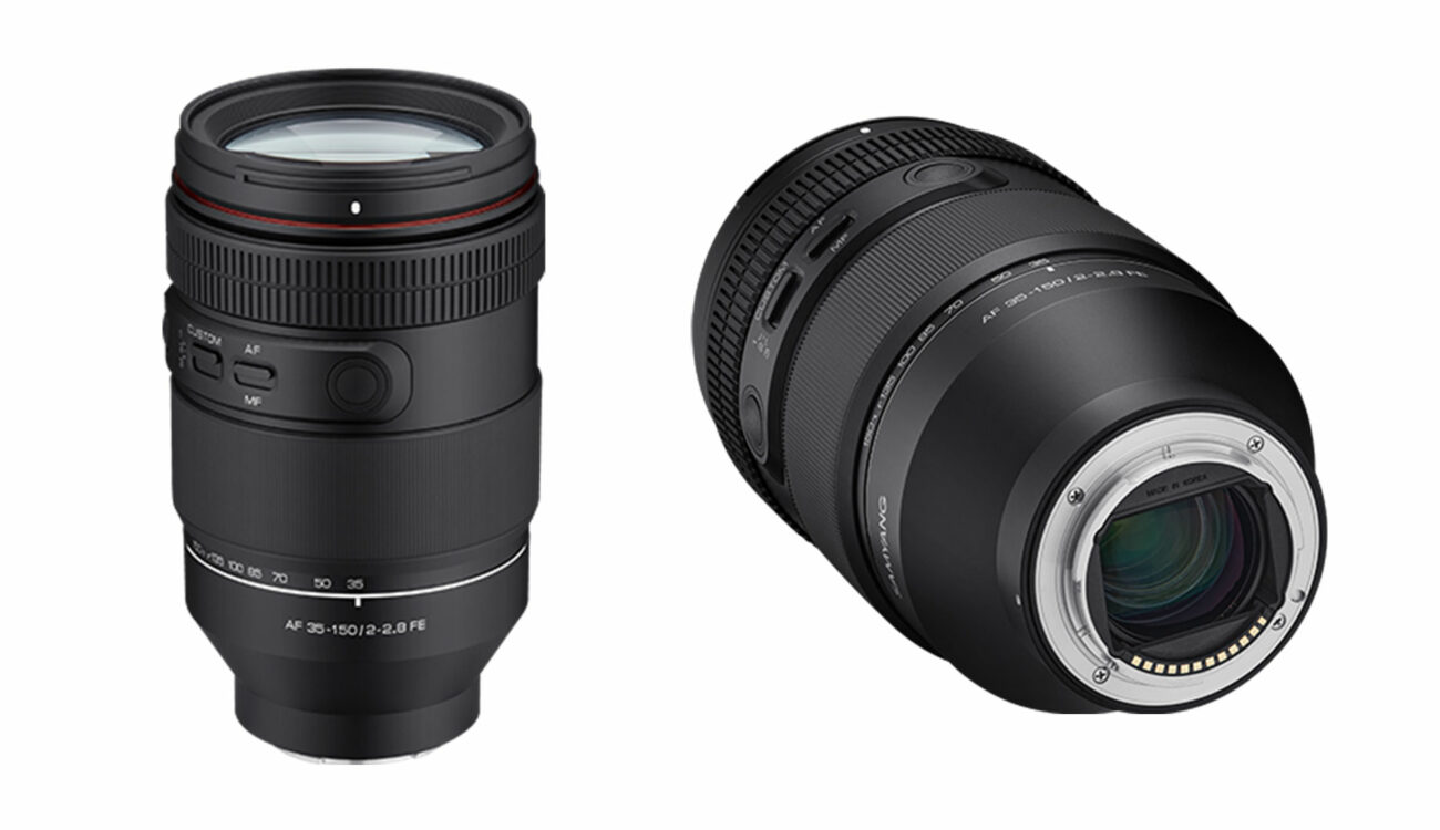 Samyangがソニーフルフレームカメラ用のAF 35-150mm F2-2.8 FEレンズを