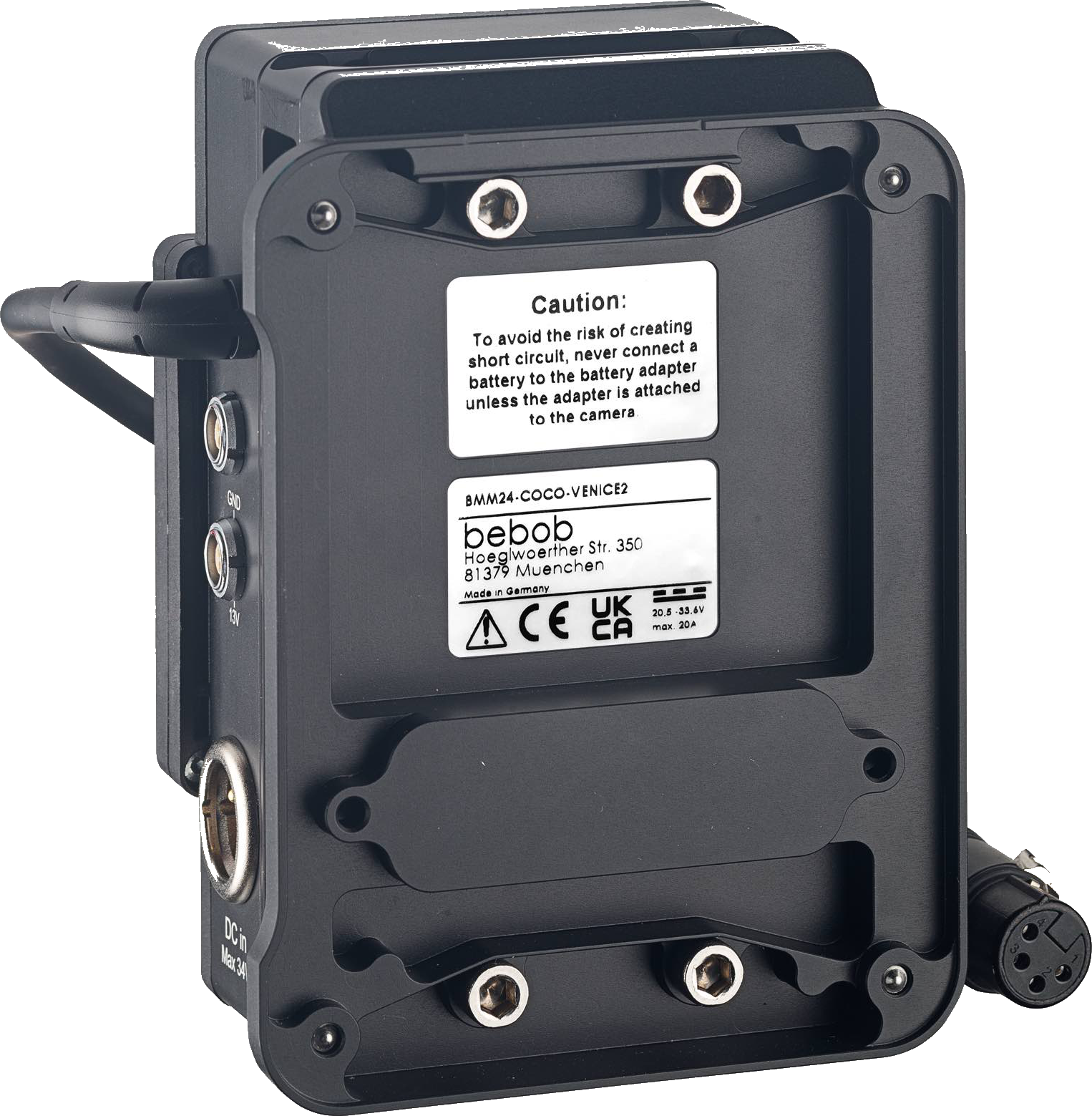 Bebob COCO-VENICE B-Mount Battery Adapter for Sony VENICE 1 and 2