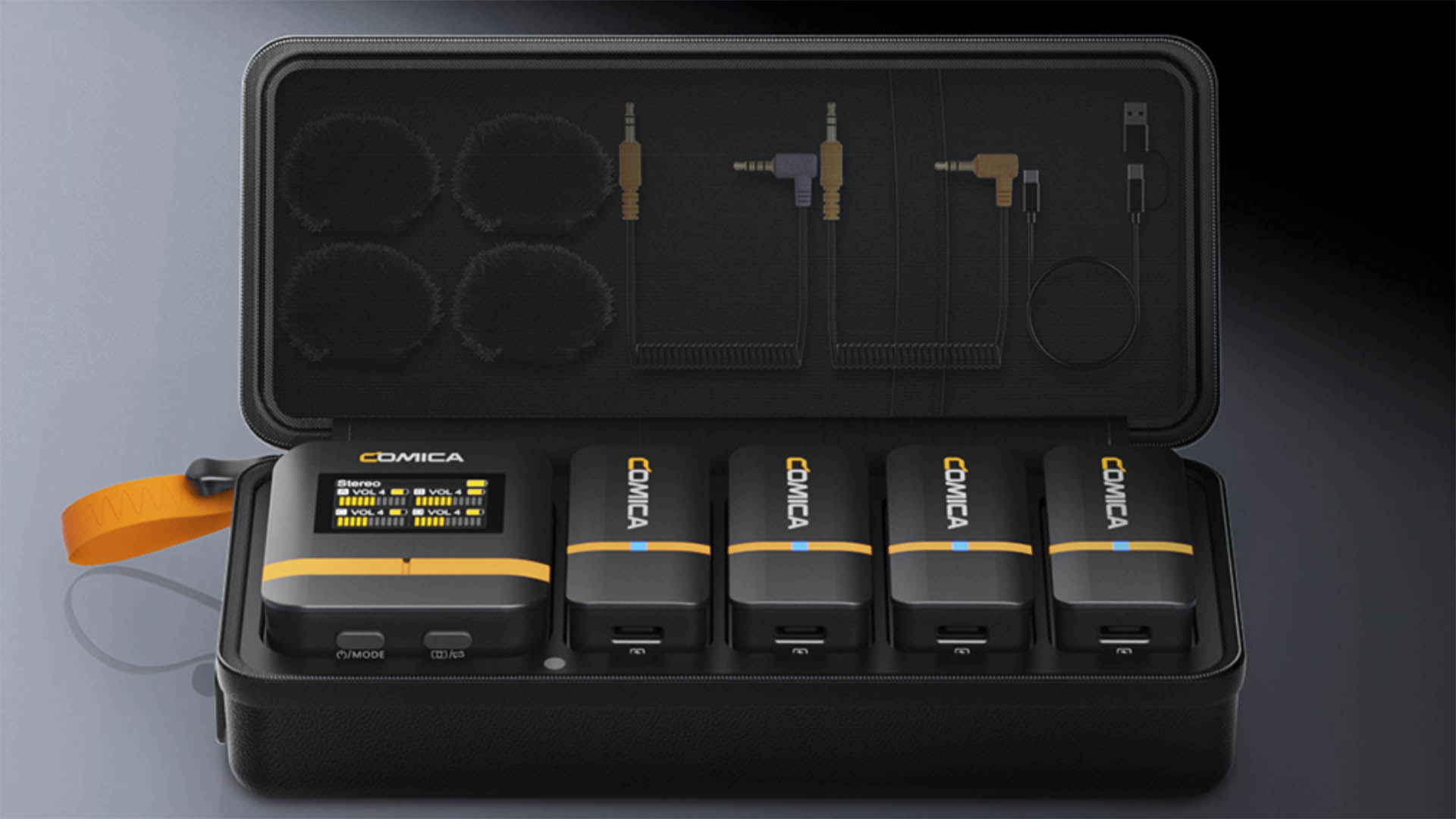 Comica Vimo Q発売 - 4チャンネル、軽量、ワイヤレスマイクシステム